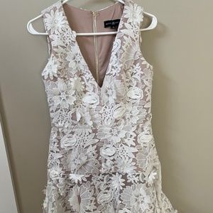 White flower dress